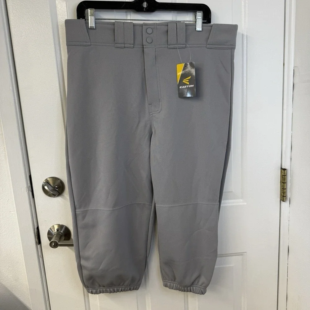 NWT Adult XL Easton Pro + Baseball Knockers Gray  Extra Large